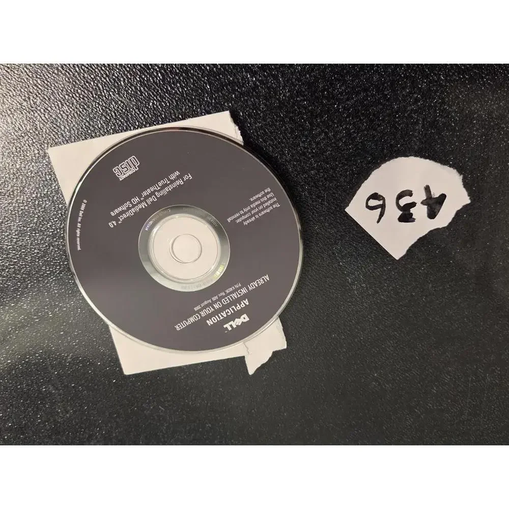 Dell Restore Media CD | Software Disc 2008 - K403K - Application DVD CD Disc